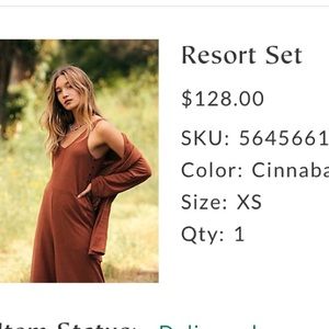NWOT Free People Beach Resort Set